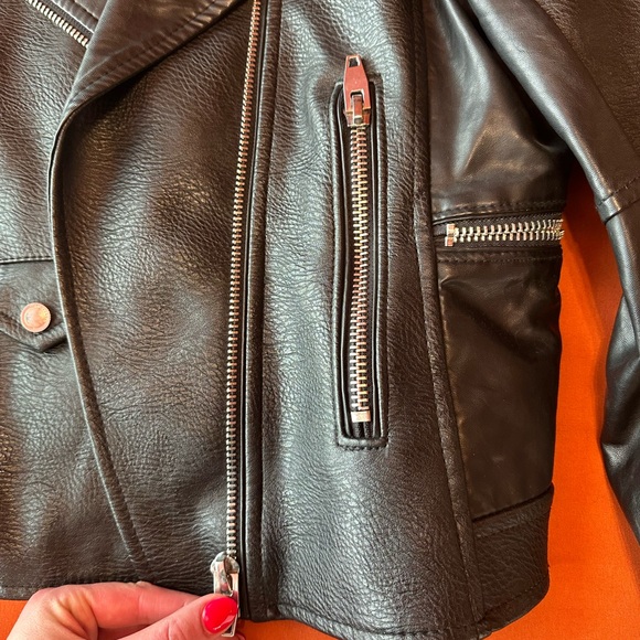 Women’s REAL LEATHER Jacket, BLANKNYC. Size L. Black. - Picture 6 of 7